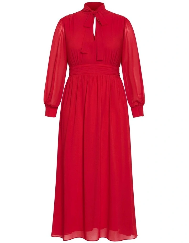 Alexandra Maxi Dress in Red Rose image 5