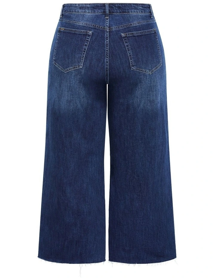 Harley Fit Jayla Wide Leg Jean in Blue image 4