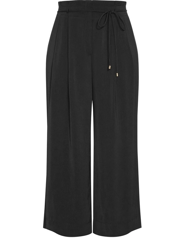 Shania Wide Leg Pant in Black image 3