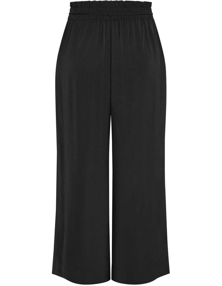 Shania Wide Leg Pant in Black image 5