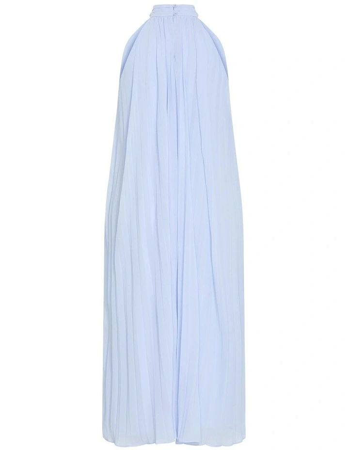 Aida Pleat Maxi Dress in Sky Blue image 4