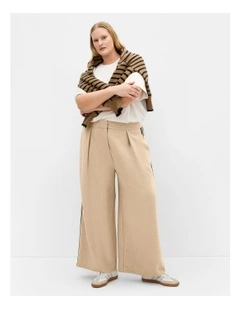 Side Stripe Pant in Taupe