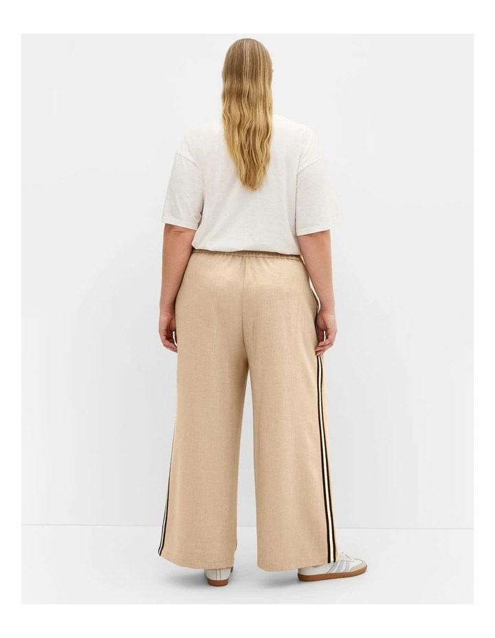 Side Stripe Pant in Taupe image 2