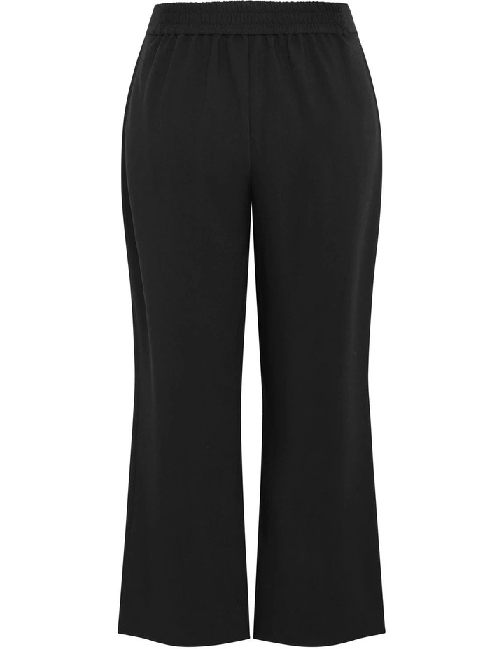 Tori Wide Leg Pant in Black image 6