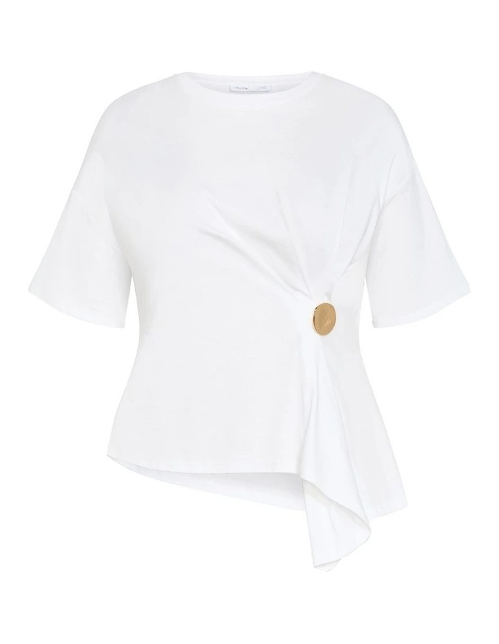 Fashion Tee in Ivory image 3