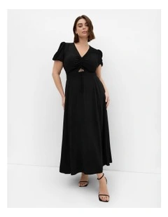 Aliya Maxi Dress in Black