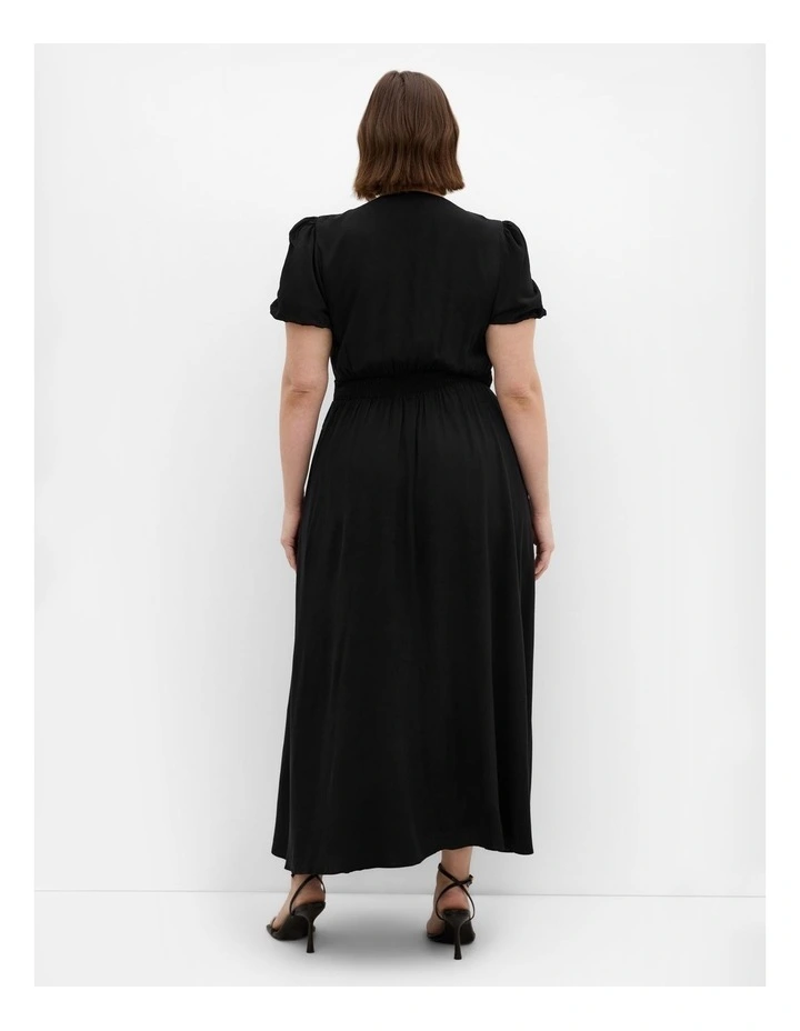 Aliya Maxi Dress in Black image 2