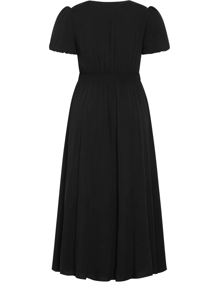 Aliya Maxi Dress in Black image 4