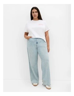 Bianca Martini Cotton Tee in White