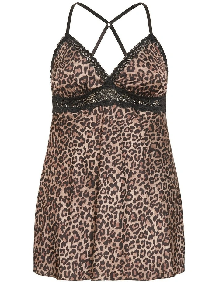 Arcadia Chemise in Leopard image 3