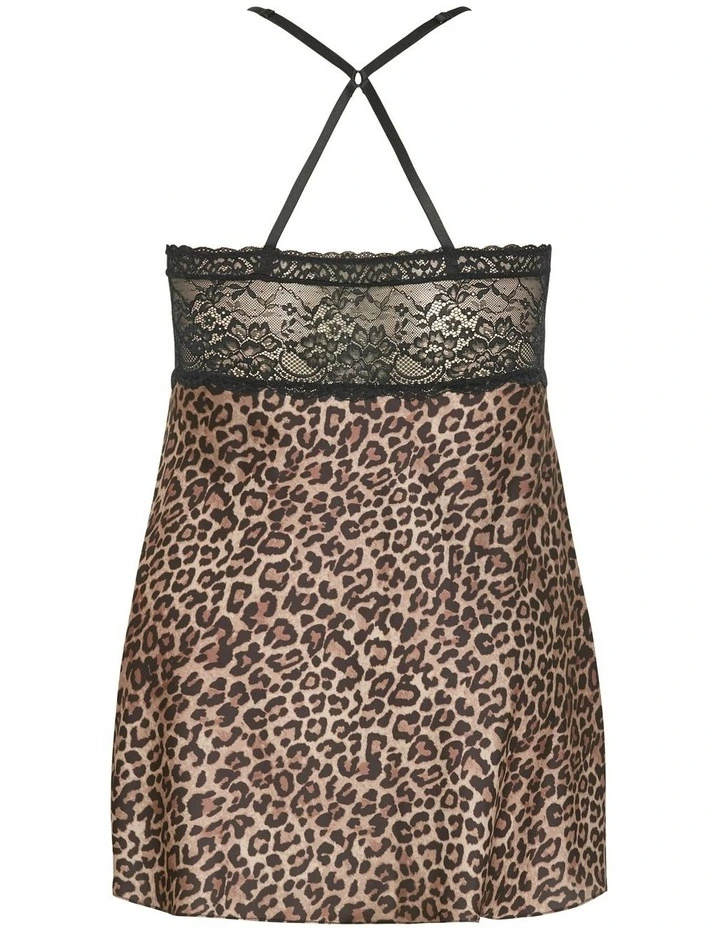 Arcadia Chemise in Leopard image 5