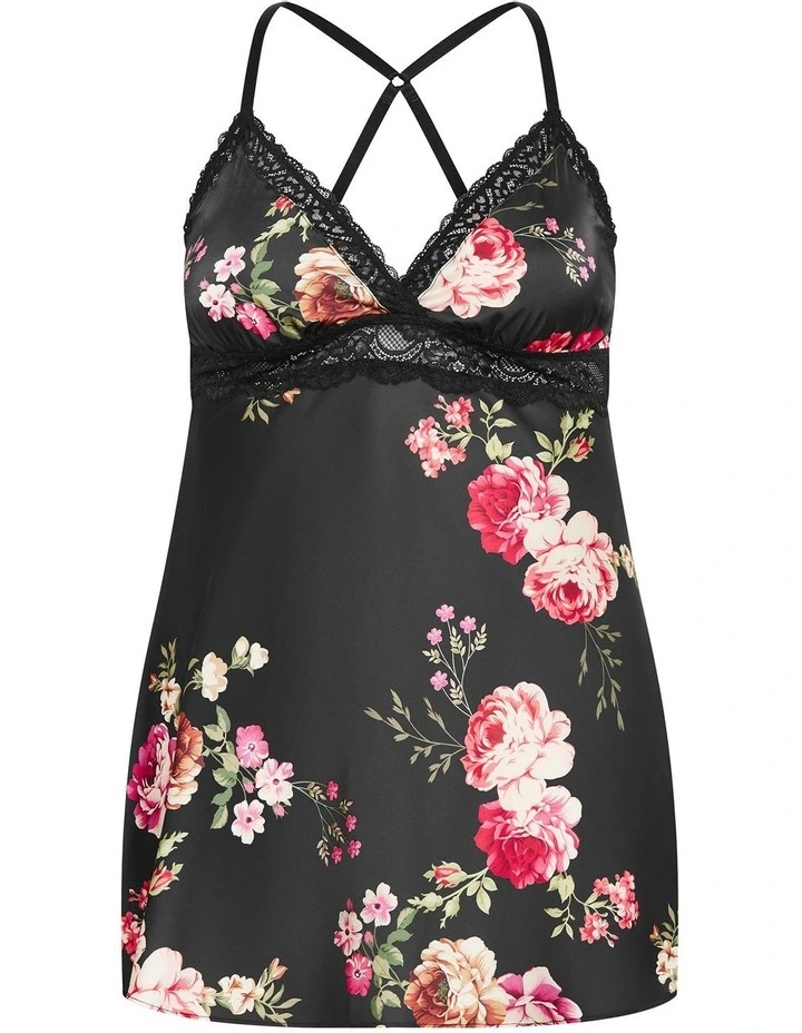 Arcadia Chemise in Black image 3