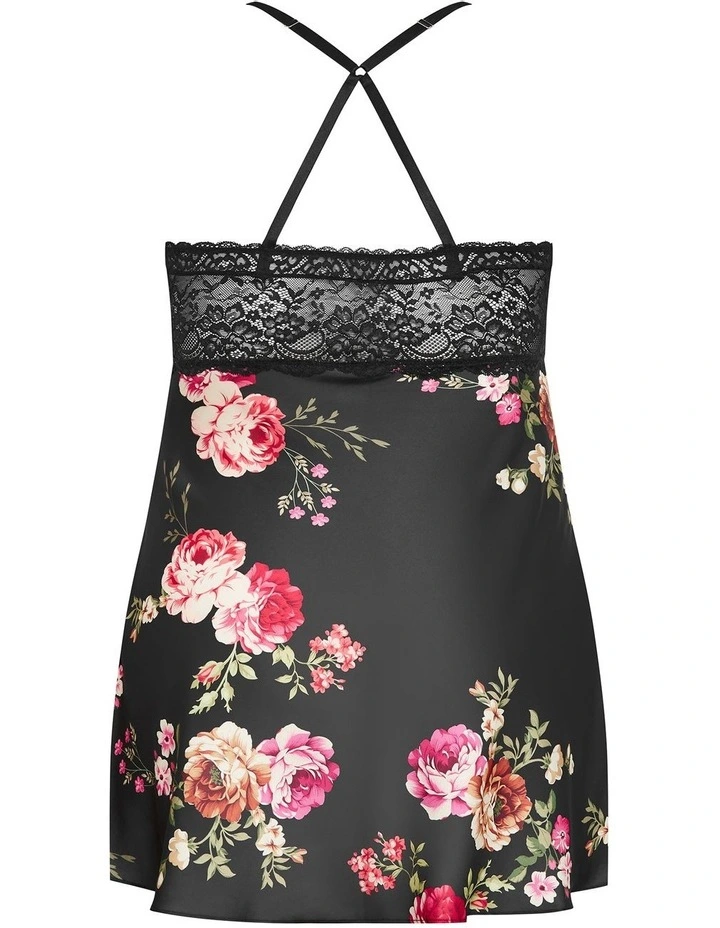 Arcadia Chemise in Black image 4