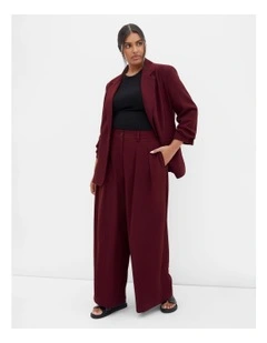 Abbie Blazer in Dark Cherry