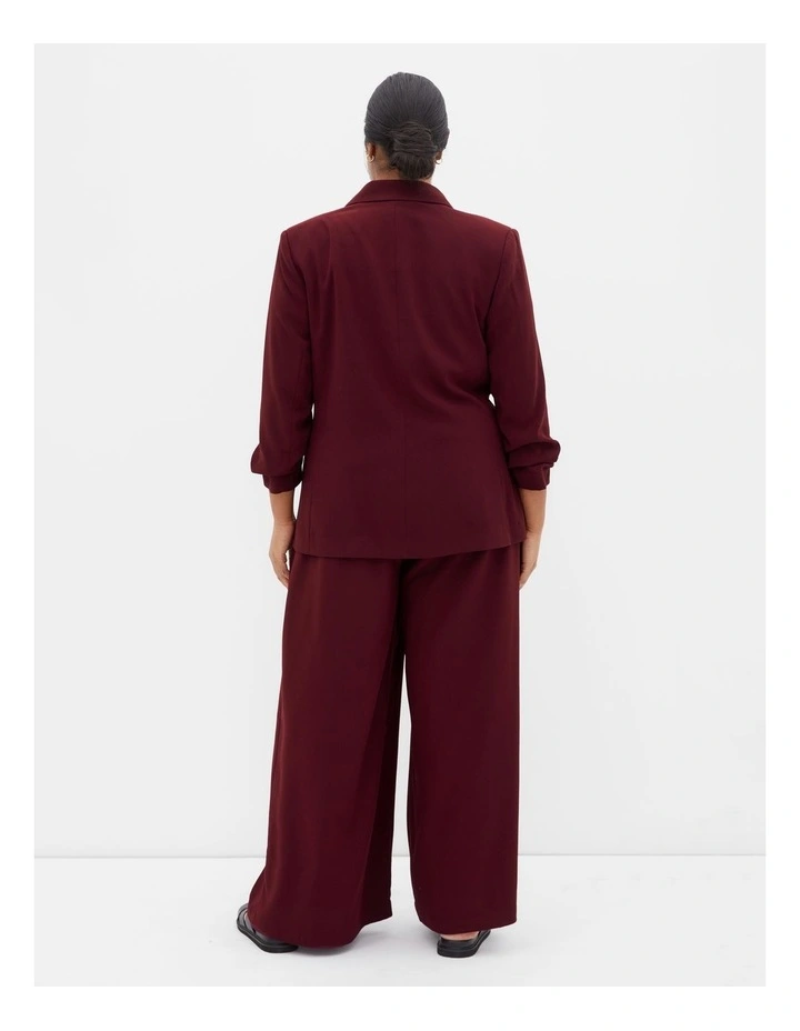 Abbie Blazer in Dark Cherry image 2