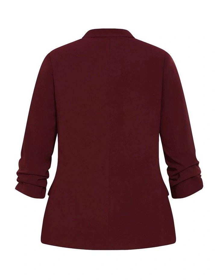 Abbie Blazer in Dark Cherry image 4