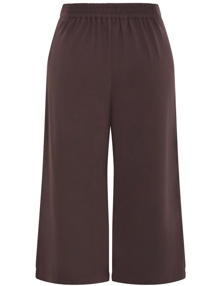 Abbie Crop Pant in Chocolate image 4