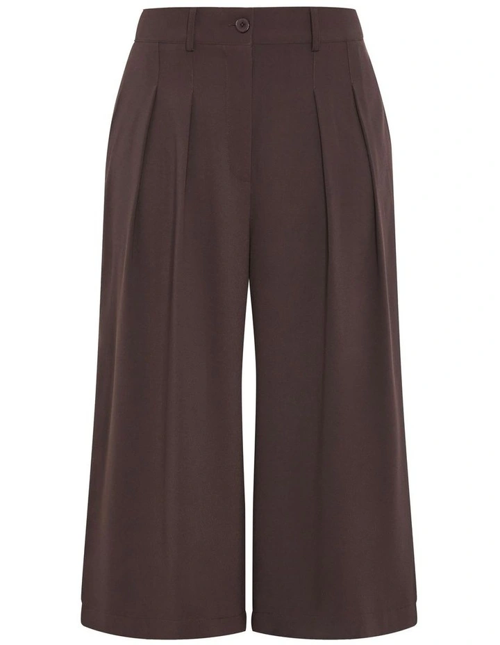 Abbie Crop Pant in Chocolate image 5