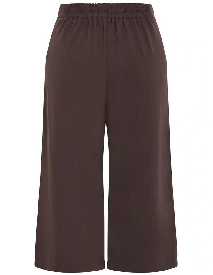 Abbie Crop Pant in Chocolate image 6