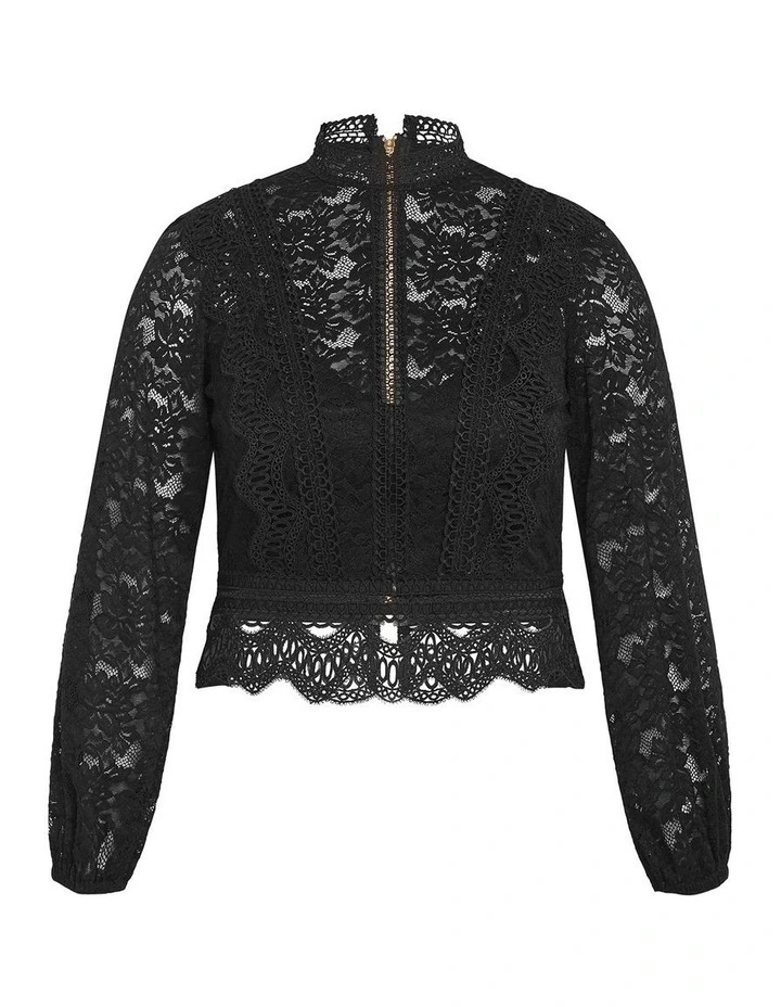 Lucielle Top in Black image 3
