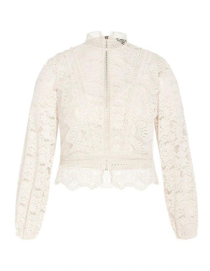 Lucielle Top in Porcelain image 3