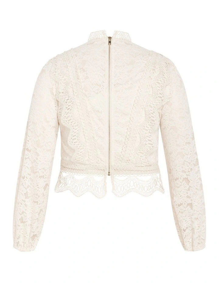 Lucielle Top in Porcelain image 4