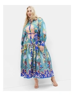 Ezra Print Maxi Dress in Multi
