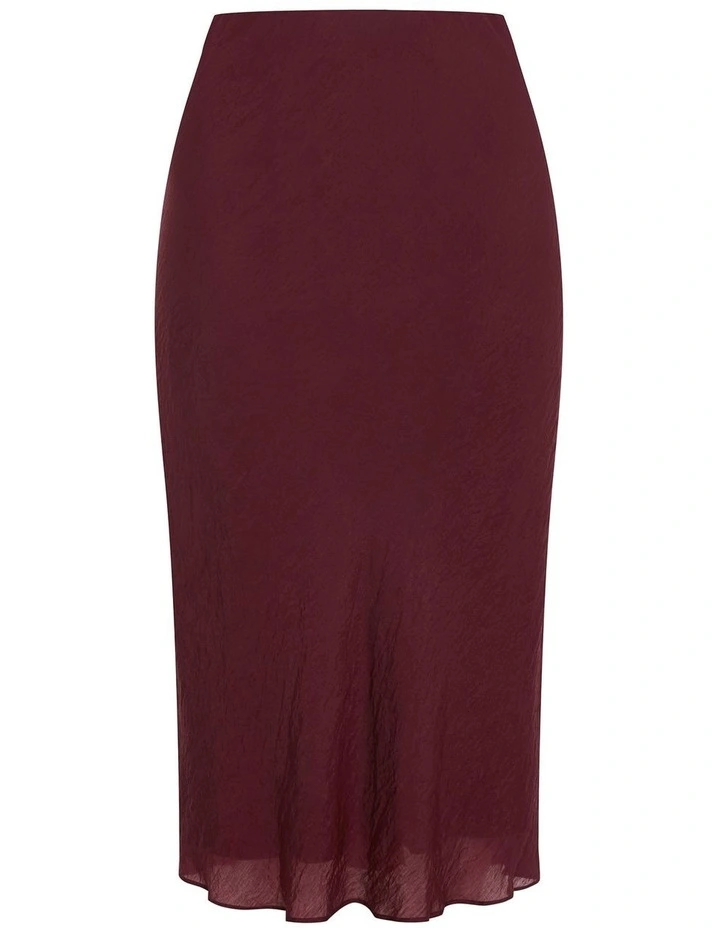 Kyra Midi Skirt in Dark Cherry image 3