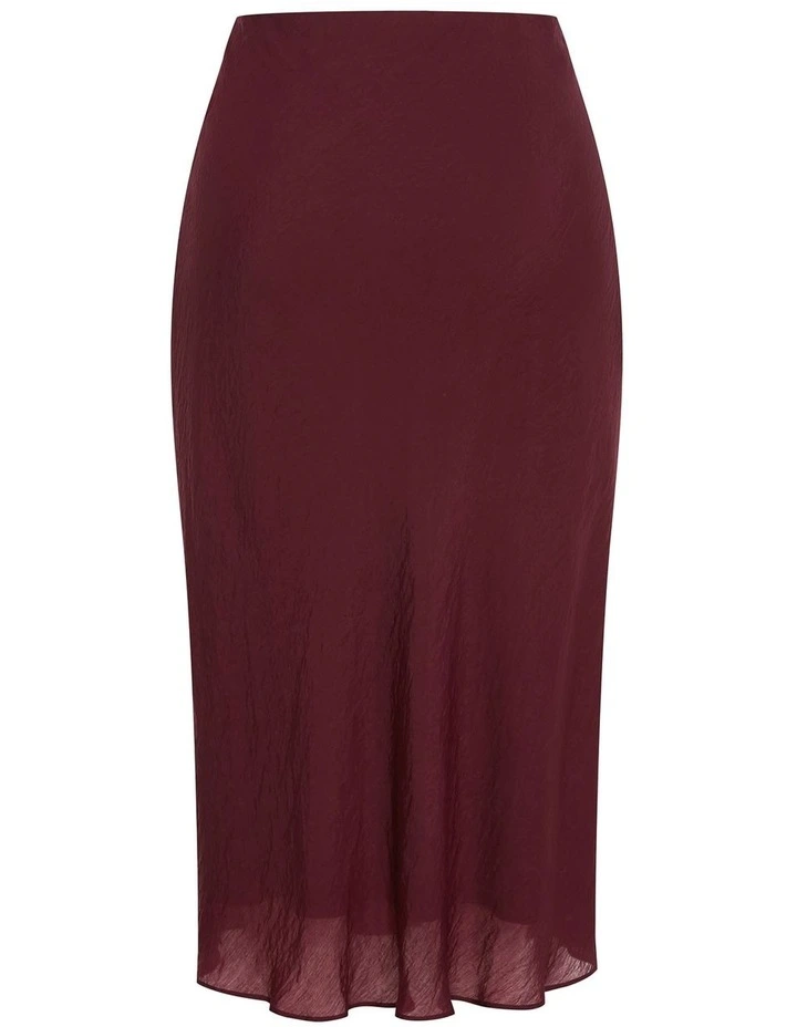 Kyra Midi Skirt in Dark Cherry image 4