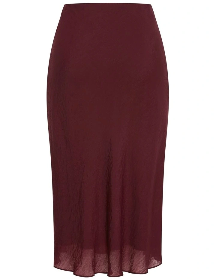 Kyra Midi Skirt in Dark Cherry image 5