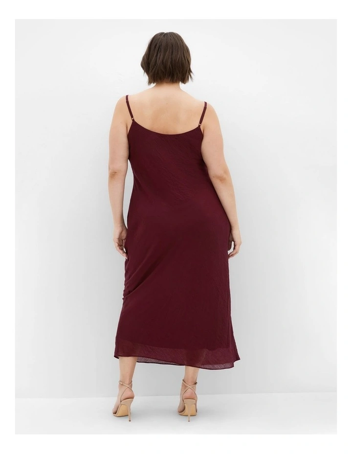 Kyra Dress in Dark Cherry image 2