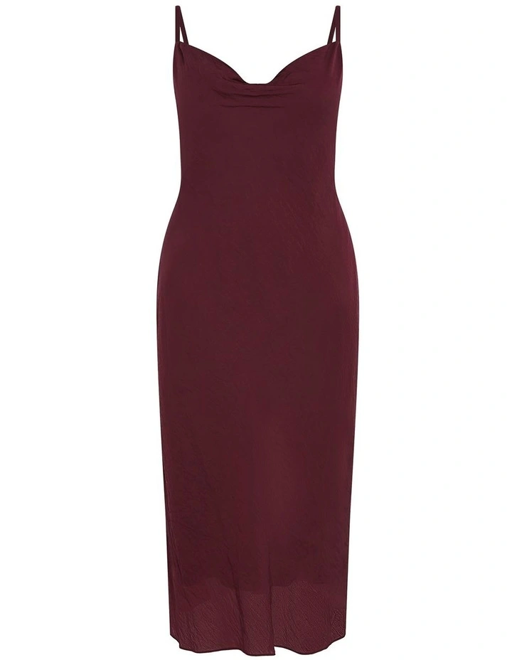 Kyra Dress in Dark Cherry image 3