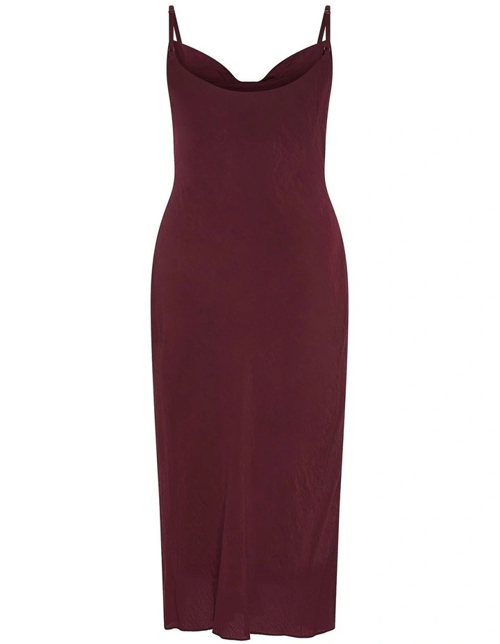 Kyra Dress in Dark Cherry image 4