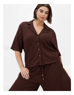 Zoie Shirt in Chocolate