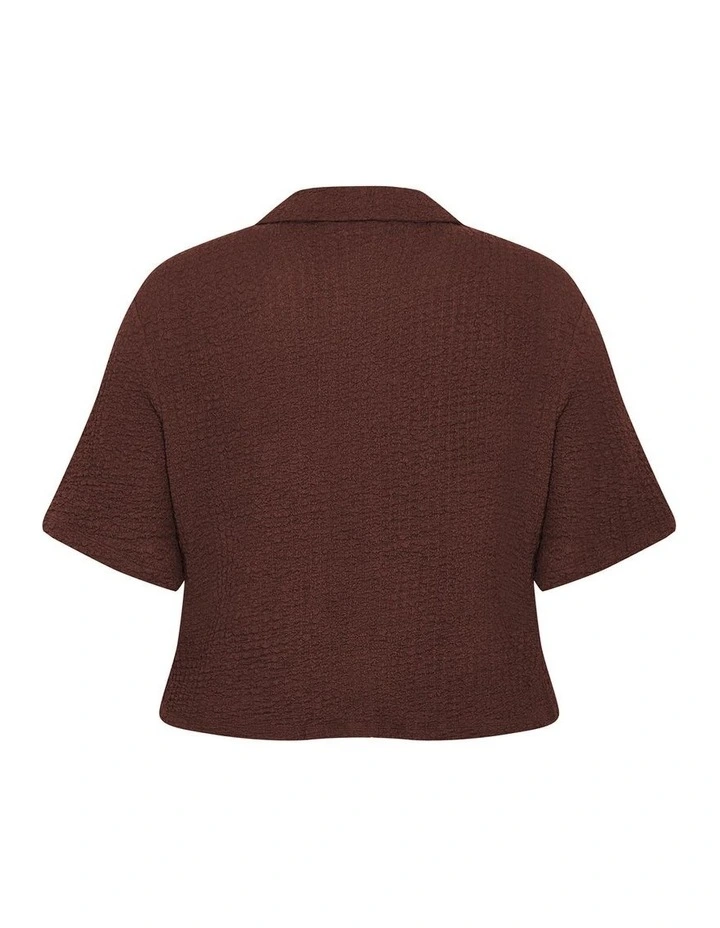 Zoie Shirt in Chocolate image 5