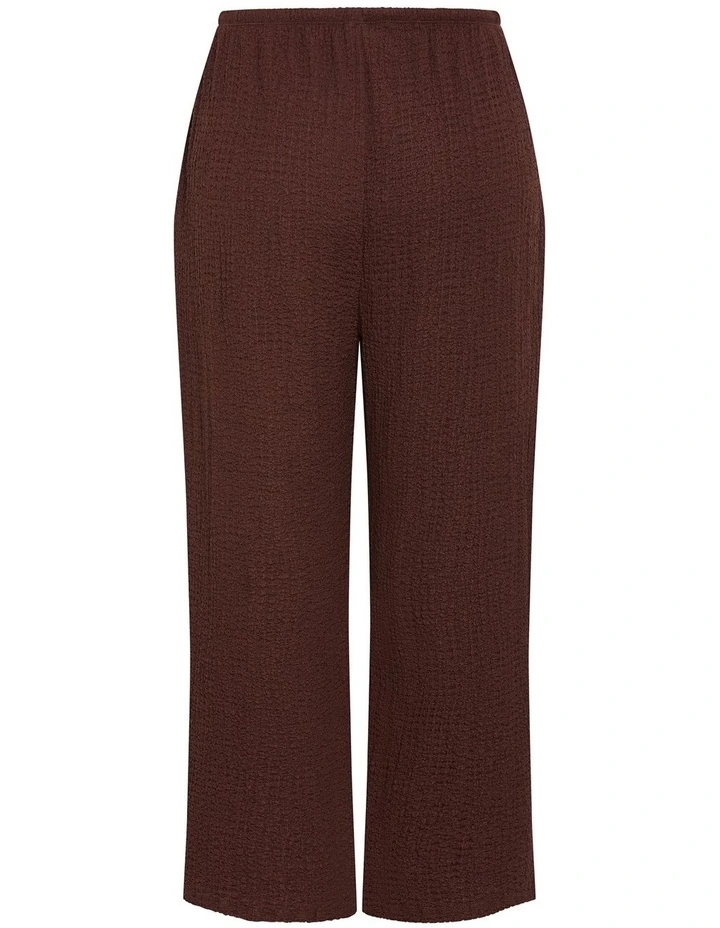 Zoie Pant in Chocolate image 5