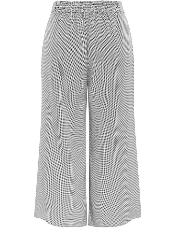 Karla Houndstooth Pant in Black image 4