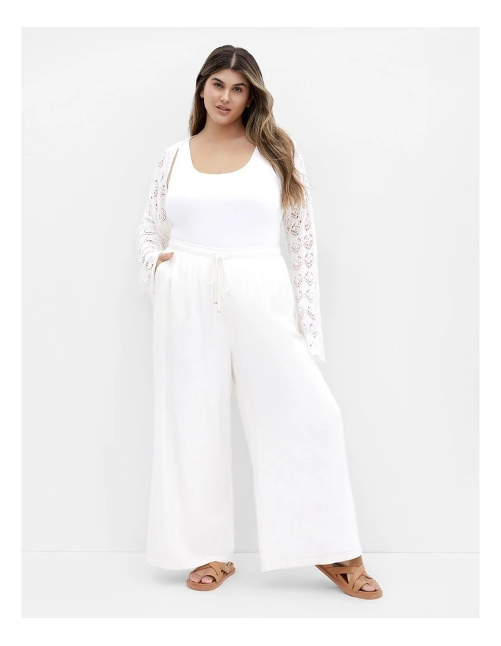 Crochet Shrug in Ivory image 1