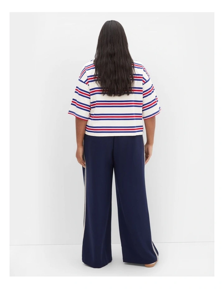 Rugby Polo Oversized Tee in Ivory image 2