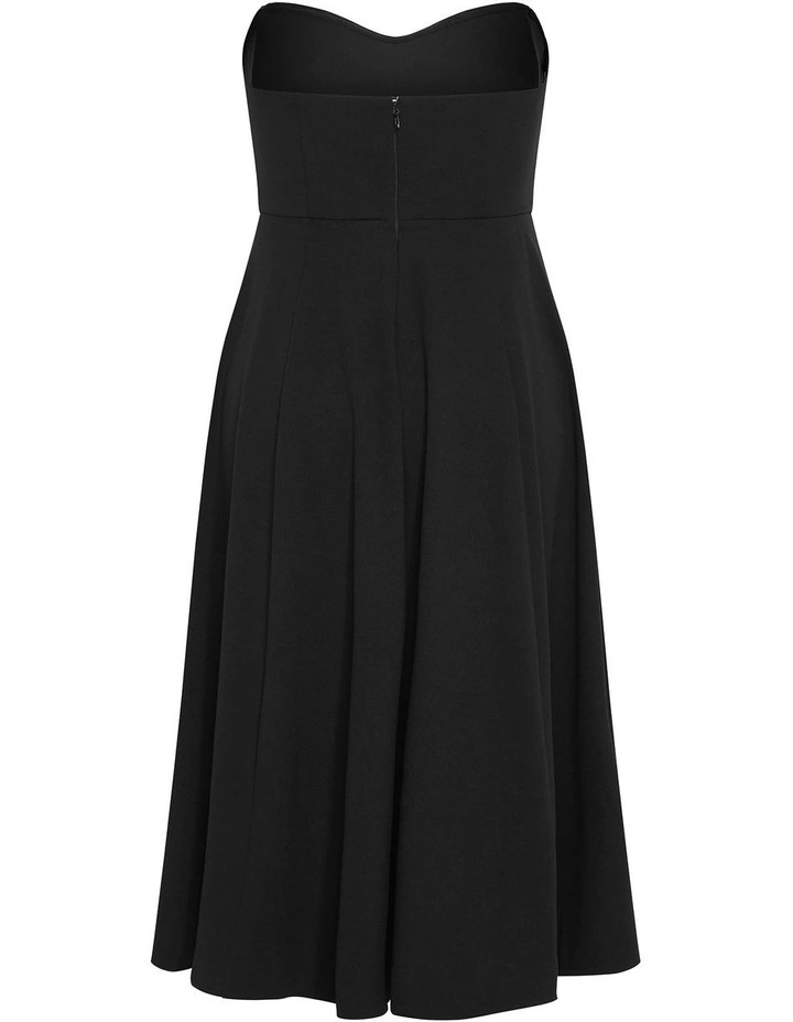 Sweet Flare A Line Dress in Black image 6