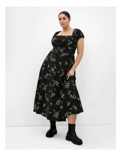 Urban Soul Maxi Dress in Black