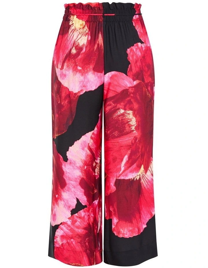 Shania Floral Print Wide Leg Pant in Pink image 5