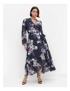 Jane Maxi Dress in Navy