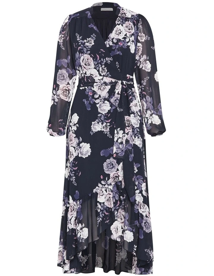 Jane Maxi Dress in Navy image 3