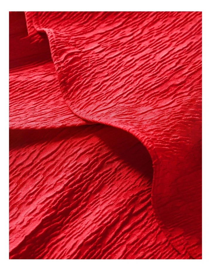 Elizabeth Tiered Frill Maxi Dress in Crimson image 7