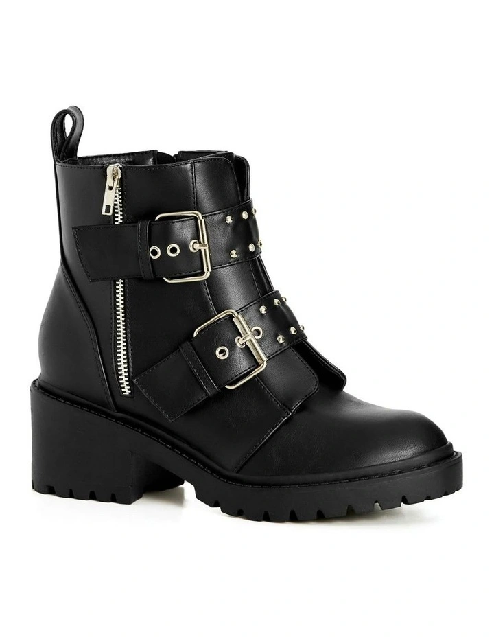 Wide Fit Thalia Ankle Boot in Black image 2