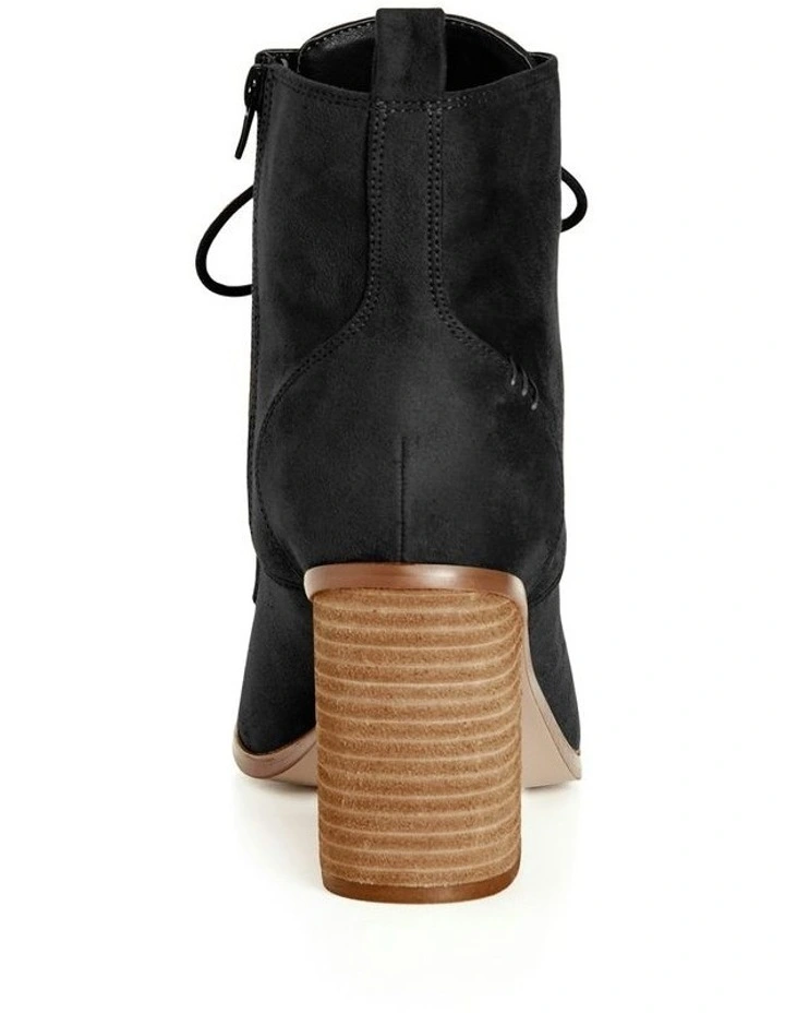 Wide Fit Calista Ankle Boots in Black image 3