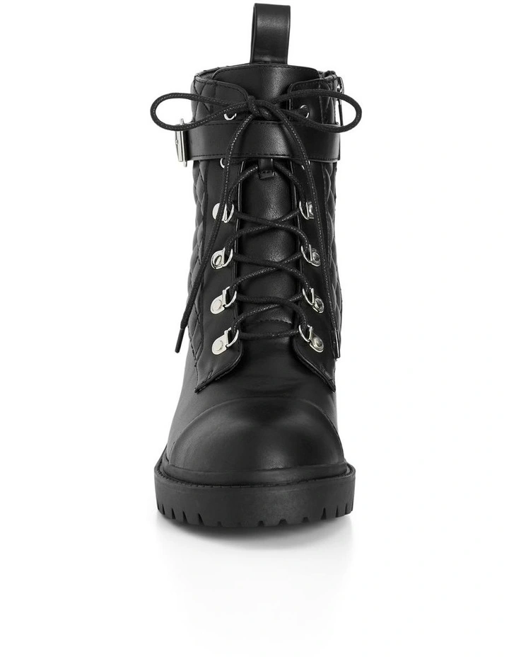 WIDE FIT Sutton Ankle Boot in Black image 5