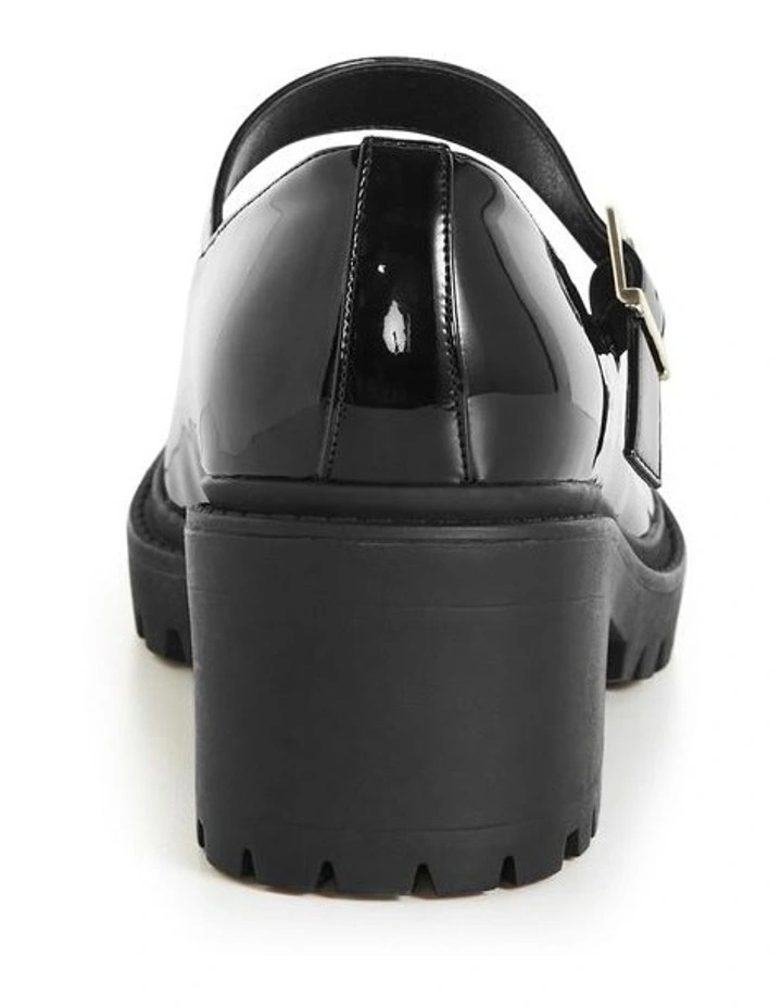 WIDE FIT Luna Platform in Black image 3
