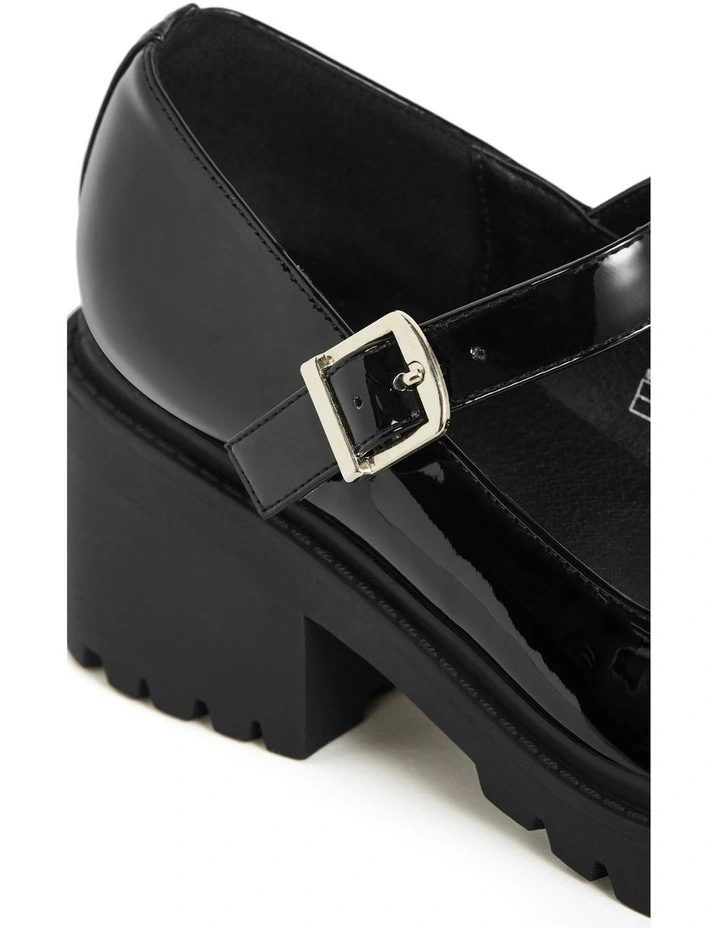WIDE FIT Luna Platform in Black image 7
